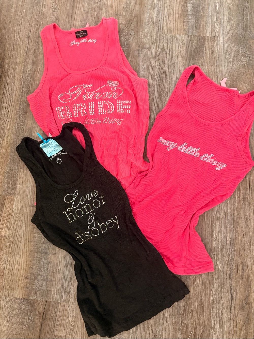 Set of 3 Victoria’s Secret bridal tanks
